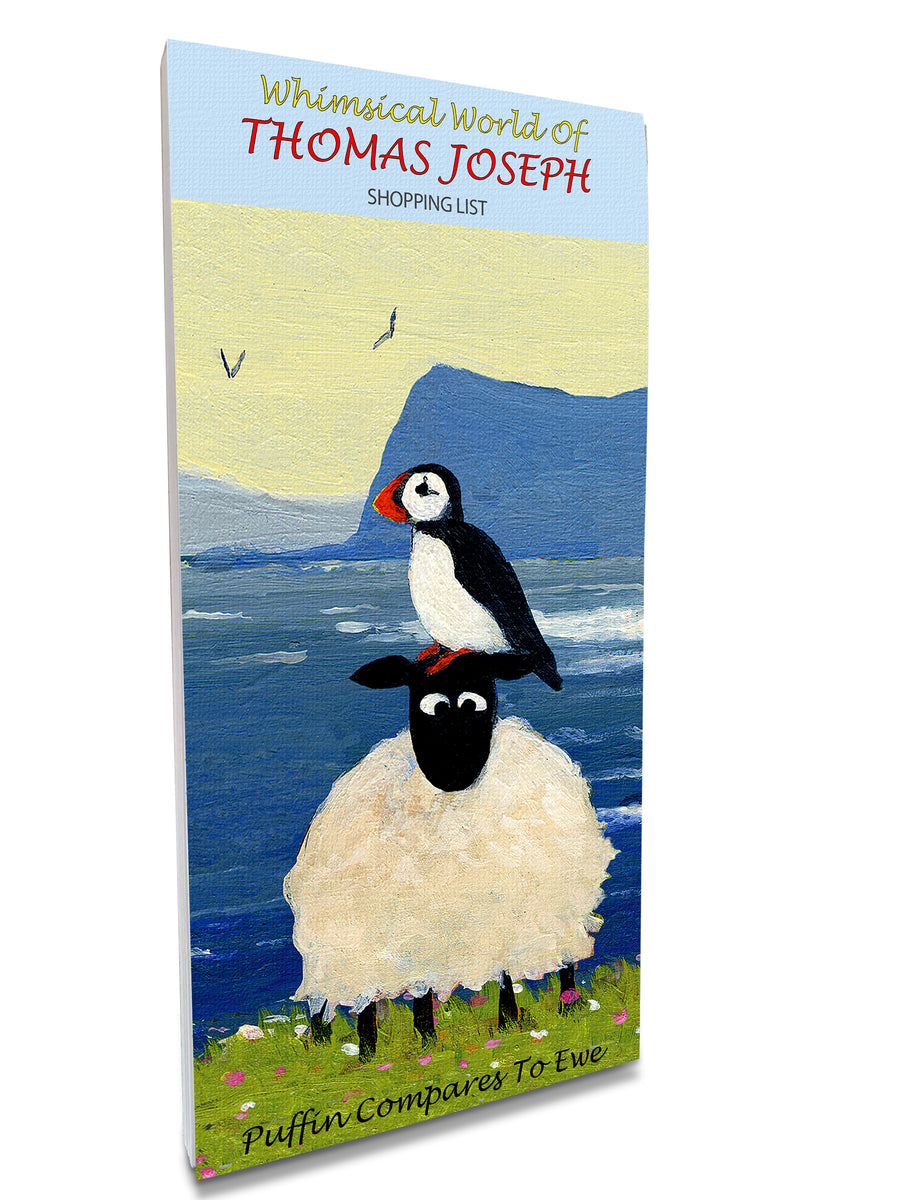 Puffin Compares To Ewe Magnetic Notepad – The Whimsical World of Thomas ...